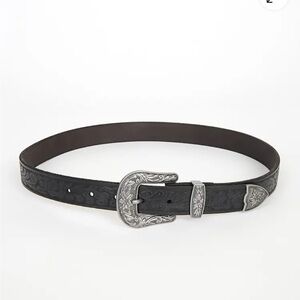 Lulus Black Western Belt